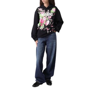 THE FLORAL-PRINT HOODIE